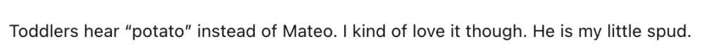 Reddit comment